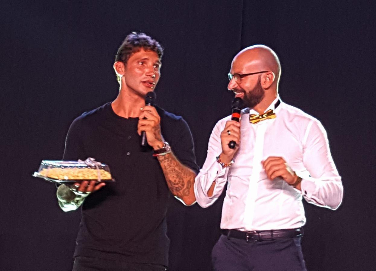Con Stefano De Martino