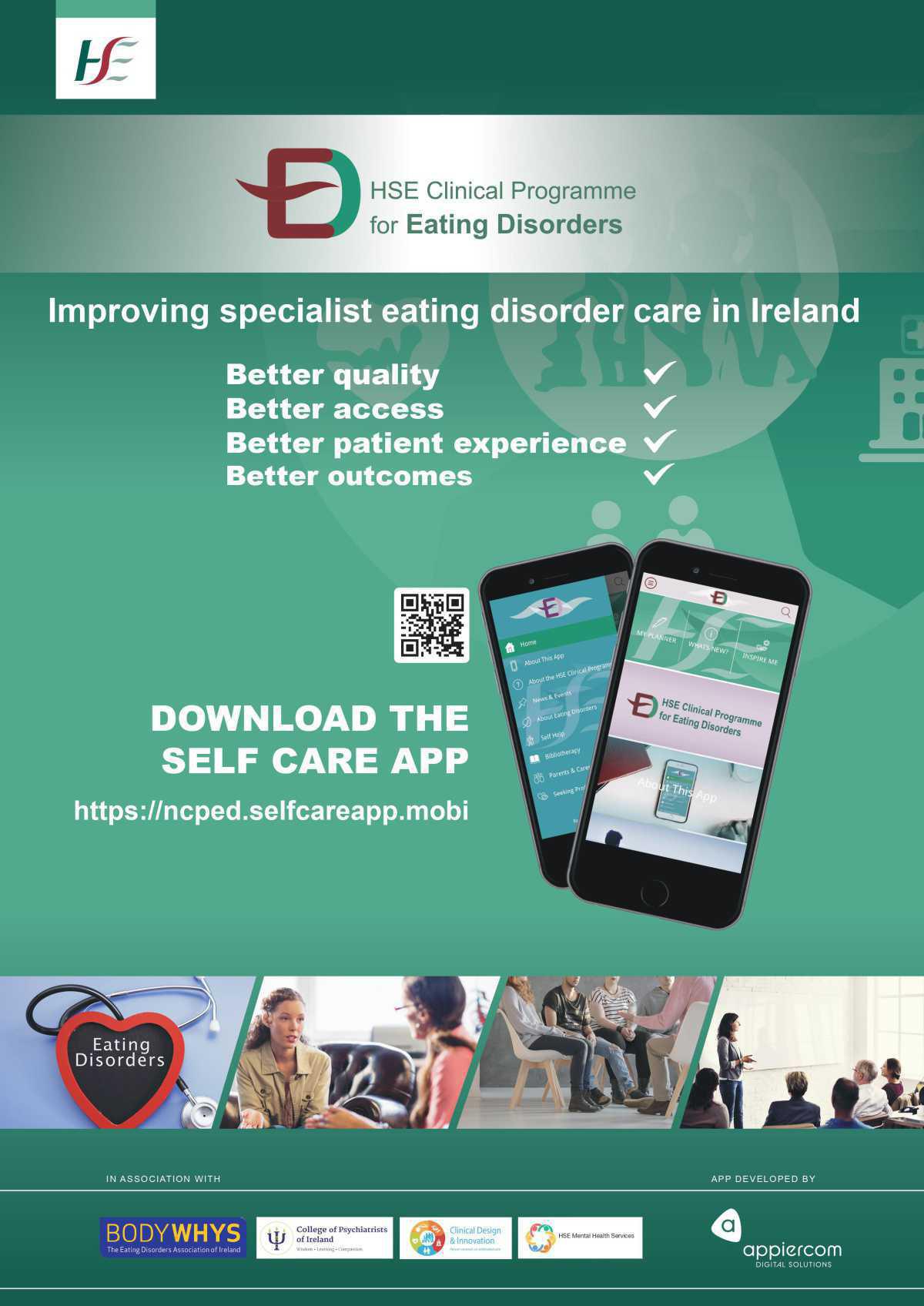 March 2020: NCP ED Selfcare App Poster