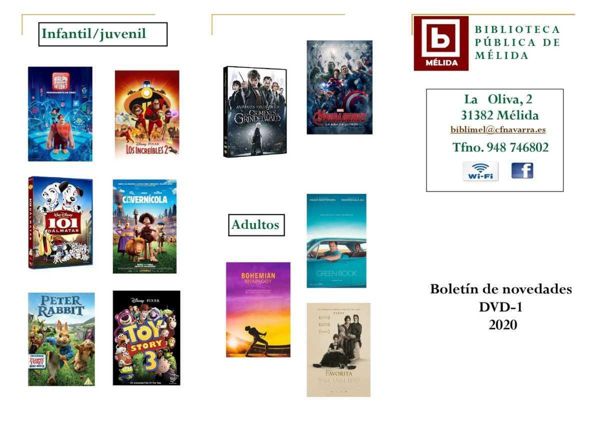  Boletín de novedades DVD