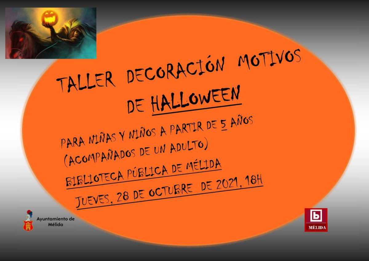 Taller decoración para Halloween