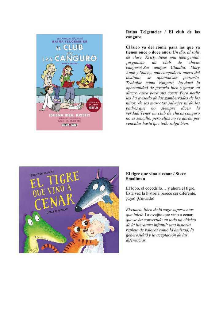 Novedades Infantil Mayo 2022