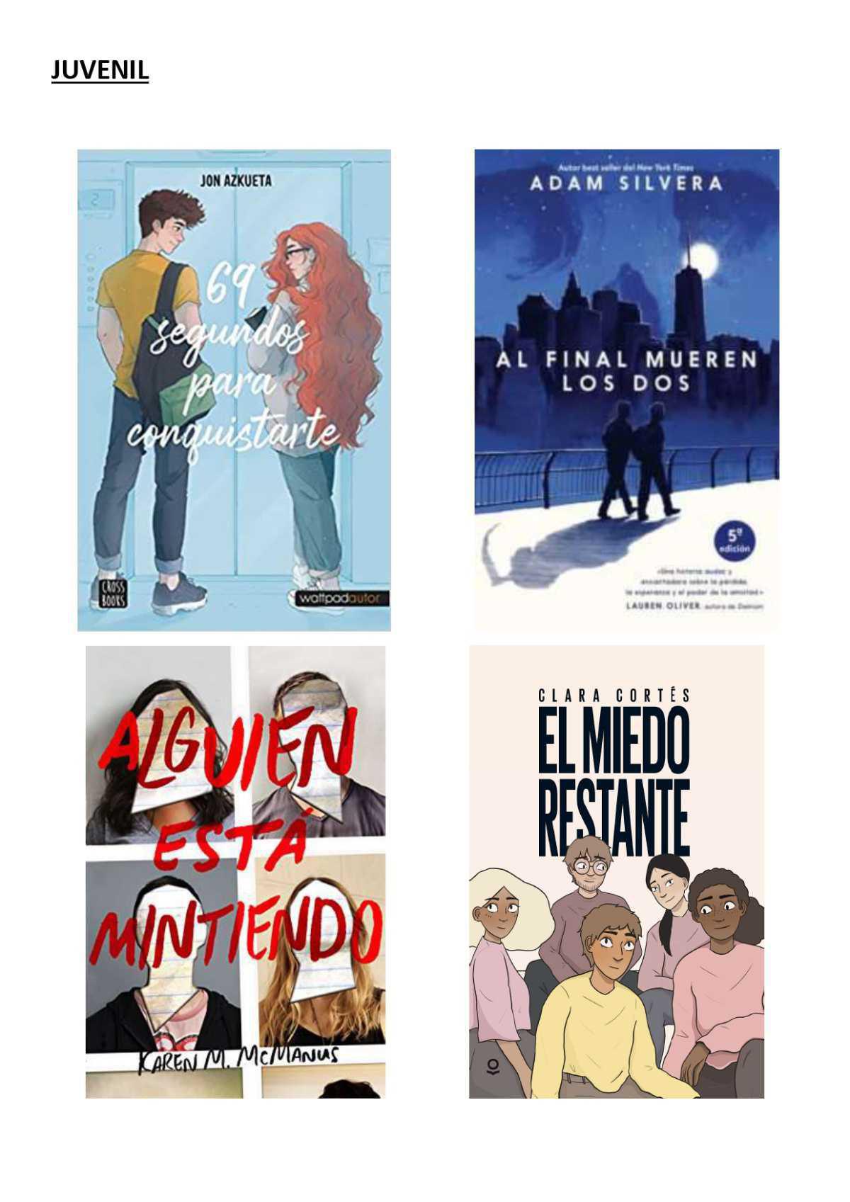 Novedades Literatura octubre 2021