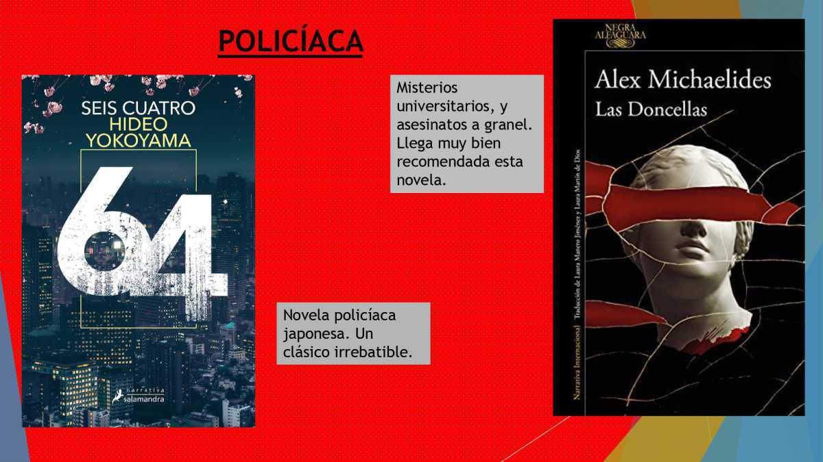 NOVEDADES FICCIÓN MAYO 2023