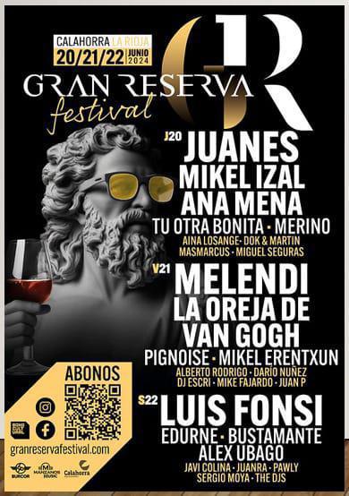 📣 Sorteo de entrada doble para el festival GRAN RESERVA