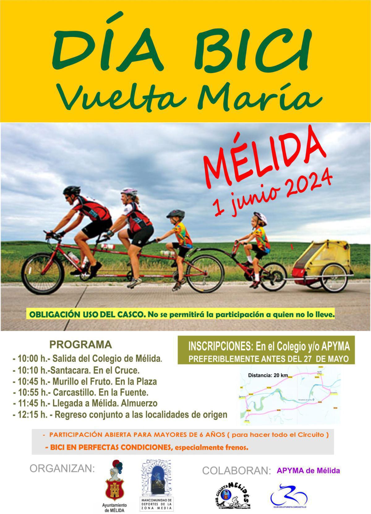 RECORDATORIO DÍA DE LA BICI 2024🚴