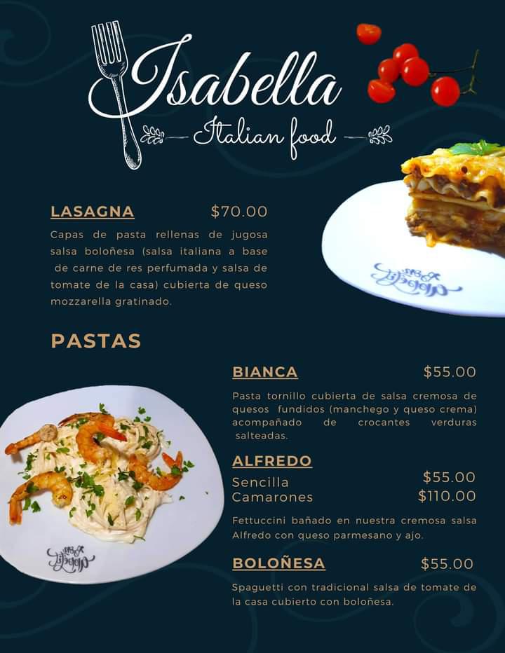 Isabella Italian Food