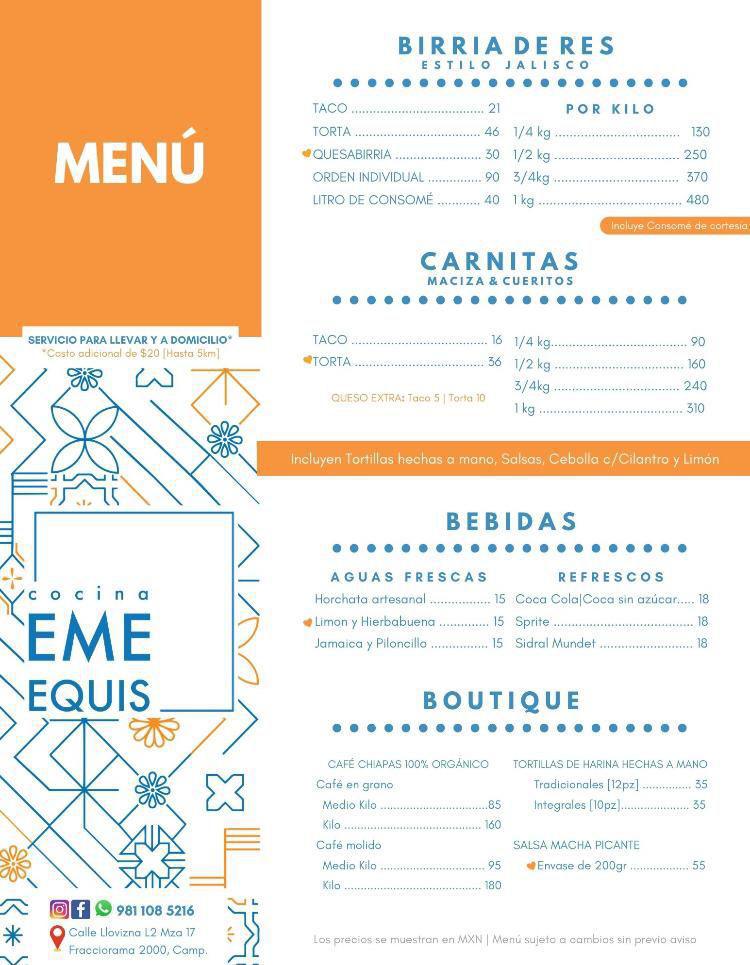 Cocina Eme Equis - Campeche