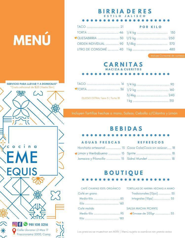 Cocina Eme Equis - Campeche Cocina Eme Equis - Campeche