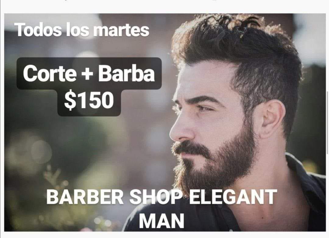 Barber Shop Elegant Man - Campeche Barber Shop Elegant Man - Campeche
