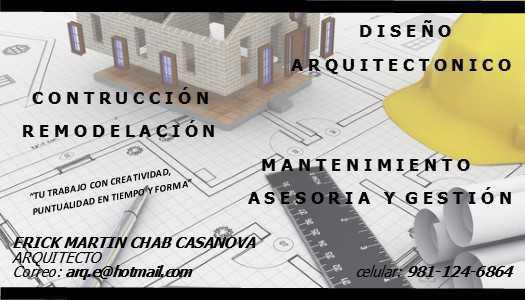 Arquitecto Erick Martín Chab Casanova - Campeche Arquitecto Erick Martín Chab Casanova - Campeche