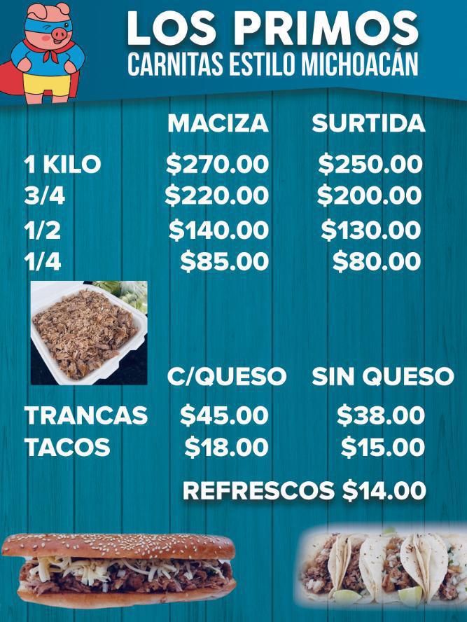 Súper Carnitas Los primos - Campeche Súper Carnitas Los primos - Campeche