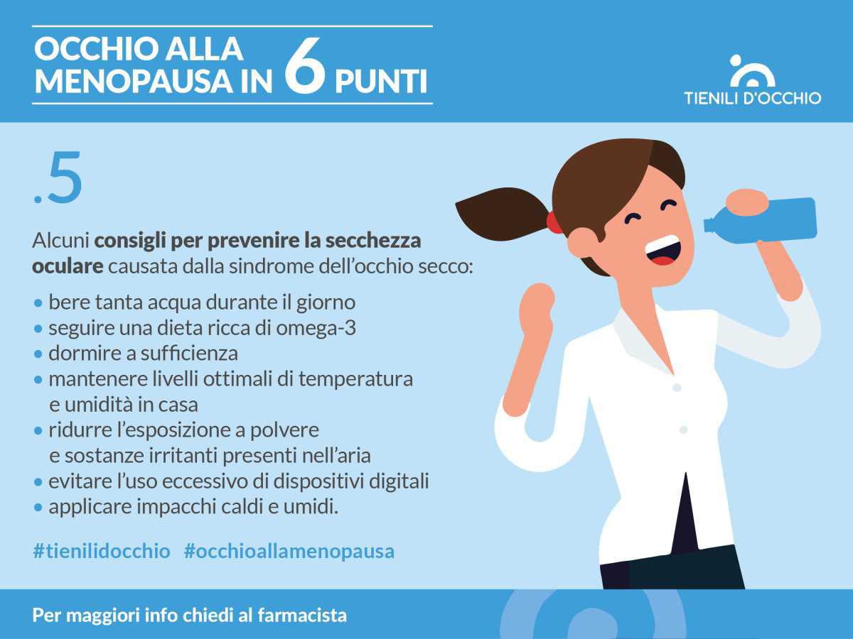 Occhio alla Menopausa in 6 punti