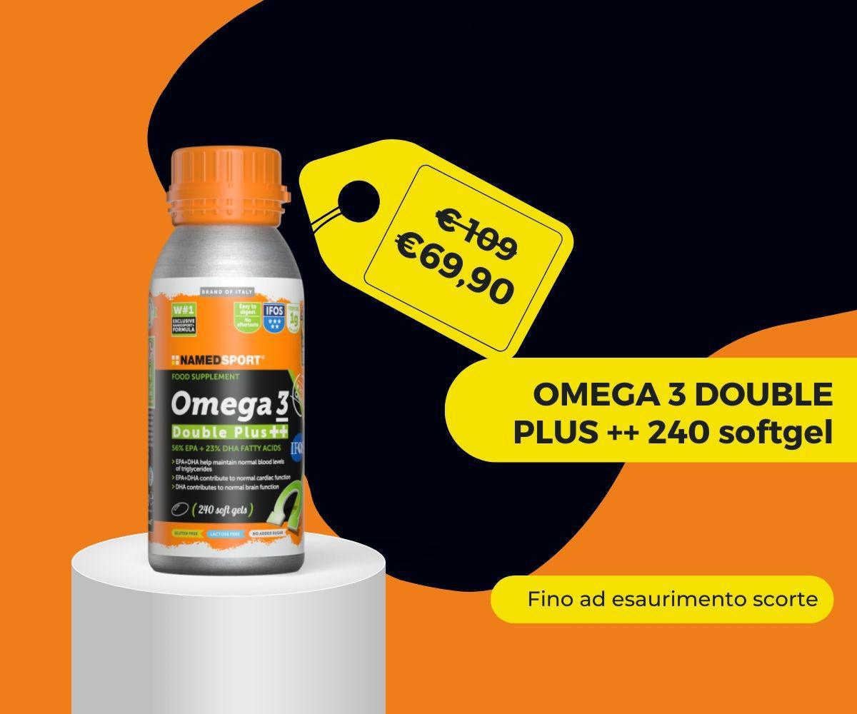 Promozione OMEGA 3 DOUBLE PLUS ++ 240 softgel