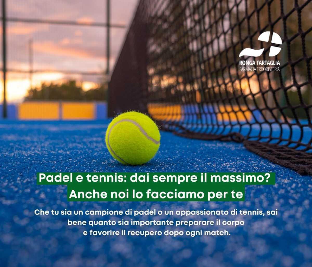 🎾 Padel e tennis: dai sempre il massimo? Anche noi lo facciamo per te