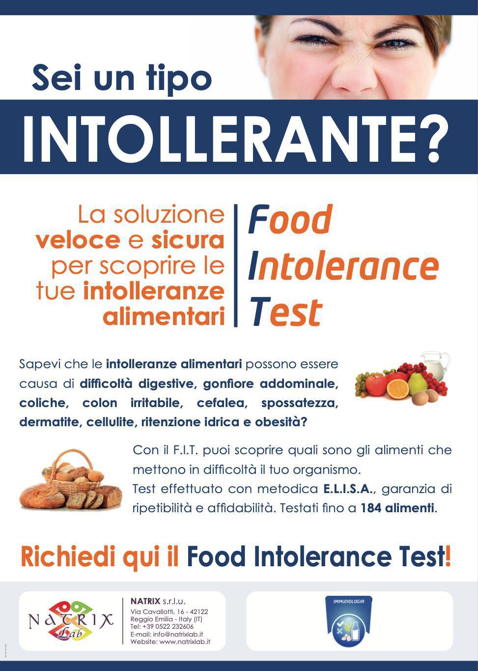 Intollerance Test Intollerance Test