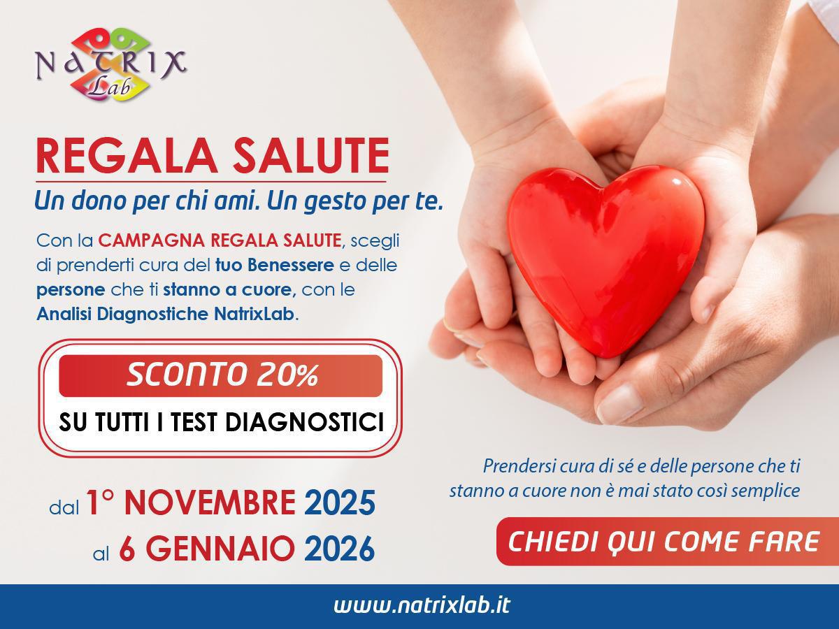 ๐Campagna Regala Salute | NatrixLab ๐Campagna Regala Salute | NatrixLab
