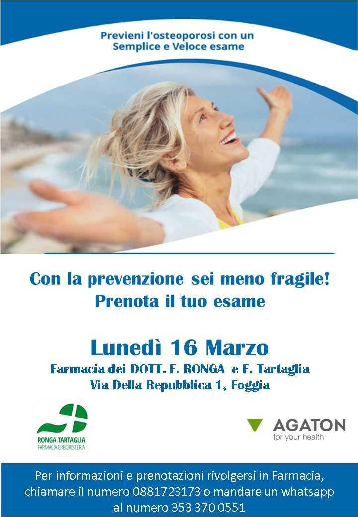 Prevenzione osteoporosi