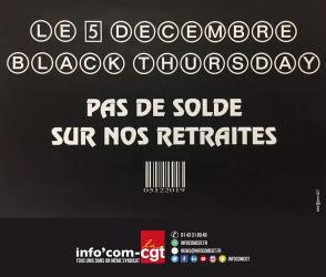 Pas de solde sur nos retraites ! 4/12/19