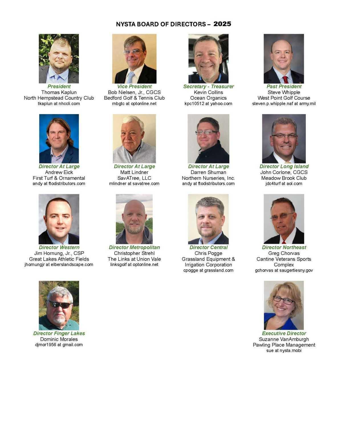 NYSTA Board of Directors