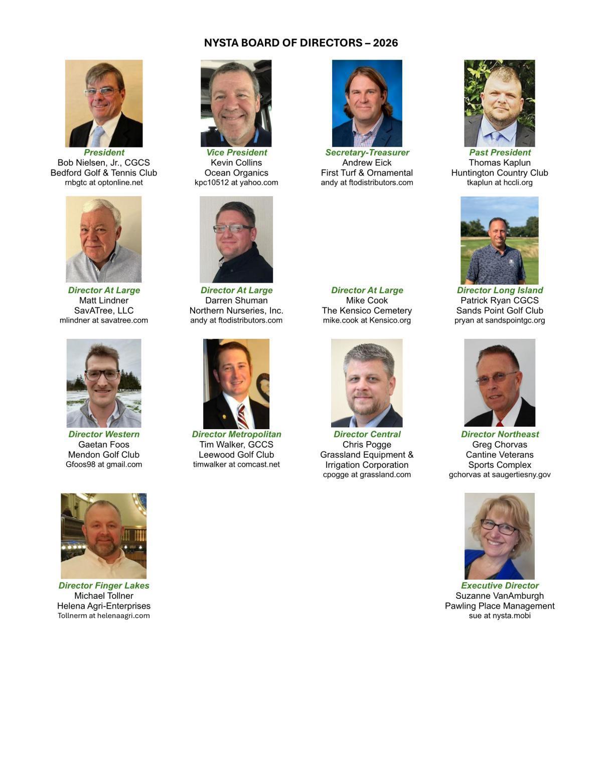 NYSTA Board of Directors