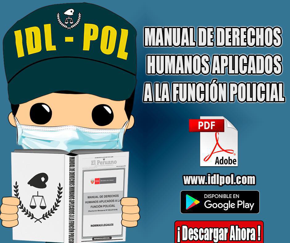 Manual de derechos humanos aplicados a la función Policial Manual de derechos humanos aplicados a la función Policial