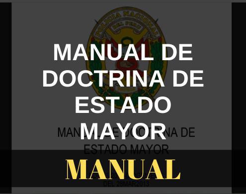 Manual de doctrina de Estado Mayor