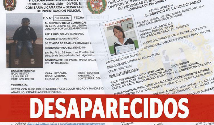 Búsqueda de personas desaparecidas Búsqueda de personas desaparecidas