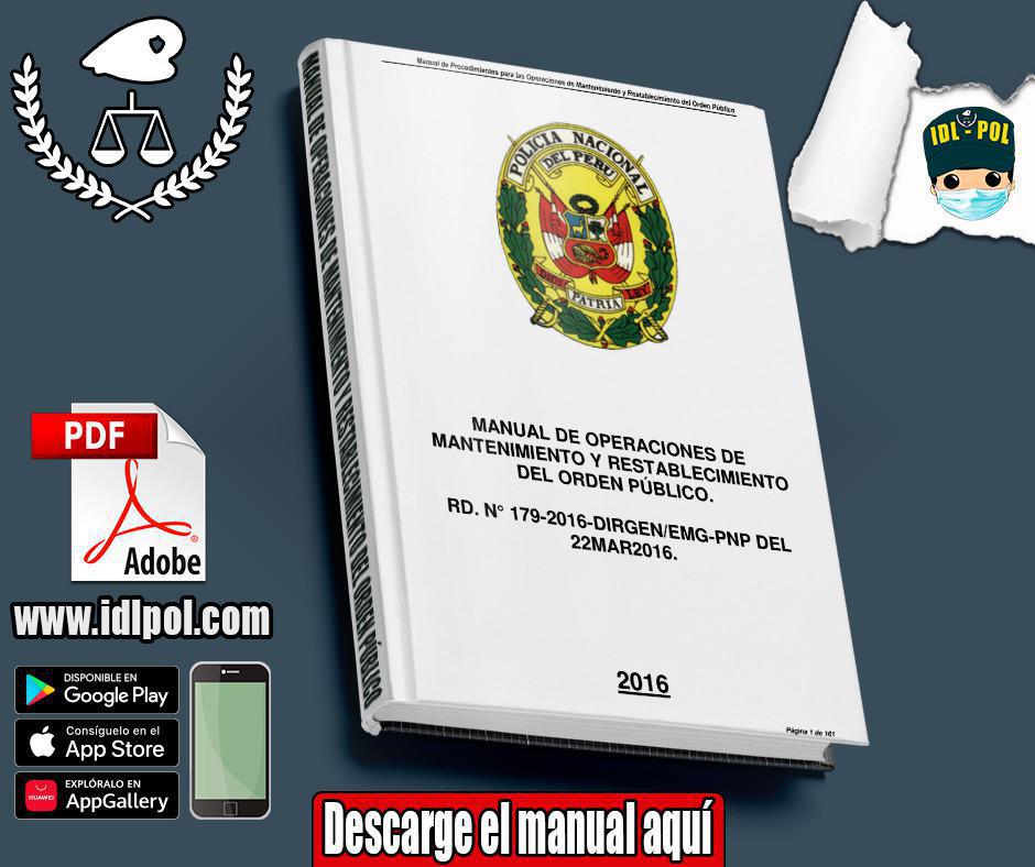Manual de operaciones de mantenimiento y restablecimiento del orden público Manual de operaciones de mantenimiento y restablecimiento del orden público