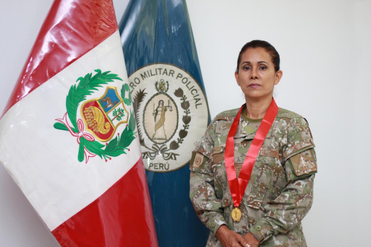 Primera mujer Presidenta de un Tribunal Militar en el Perú