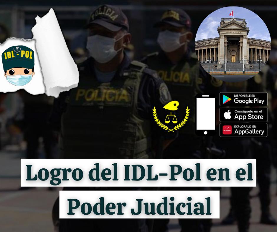 Logro del IDL-Pol en el Poder Judicial