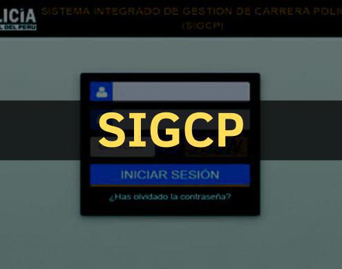 Sistema Integrado de Gestión de la Carrera Policial (SIGCP) Sistema Integrado de Gestión de la Carrera Policial (SIGCP)