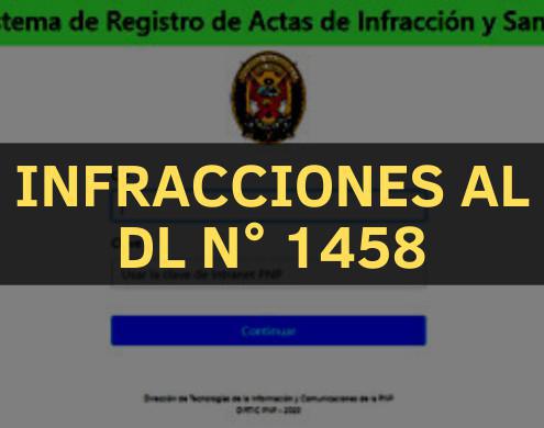 Infracciones al DL N° 1458