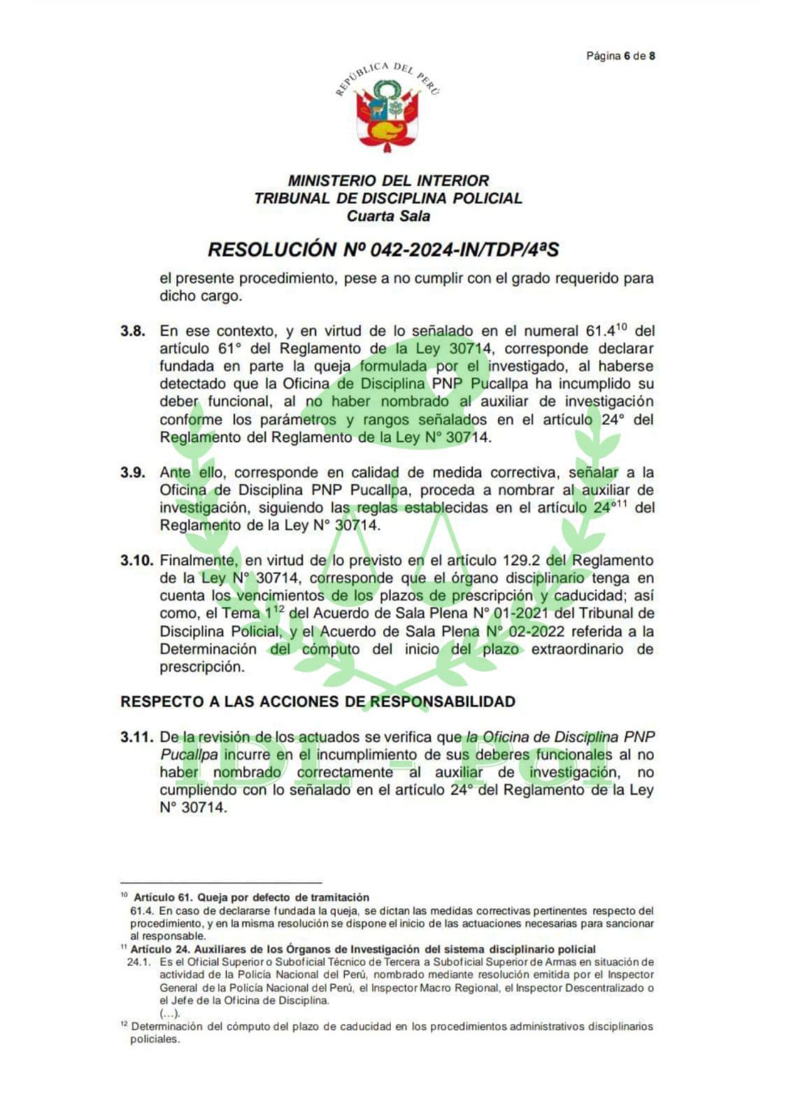 ¡Alerta! Miles de Procedimientos Disciplinarios Policiales Podrían Ser Nulos: Resolución del Tribunal Genera Controversia