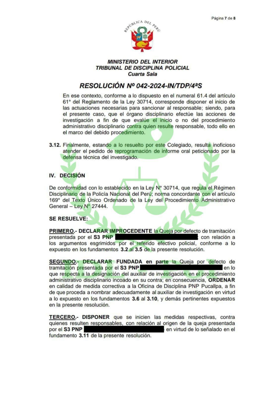 ¡Alerta! Miles de Procedimientos Disciplinarios Policiales Podrían Ser Nulos: Resolución del Tribunal Genera Controversia