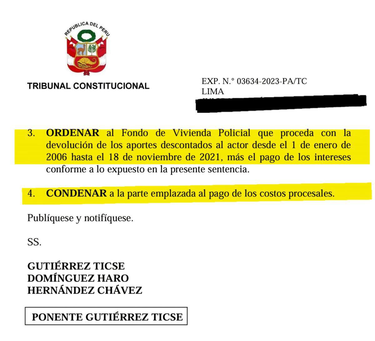 TC cambia de criterio y ordena devolución total de aportes de FOVIPOL 💸👮‍♂️ 💸👮‍♂️