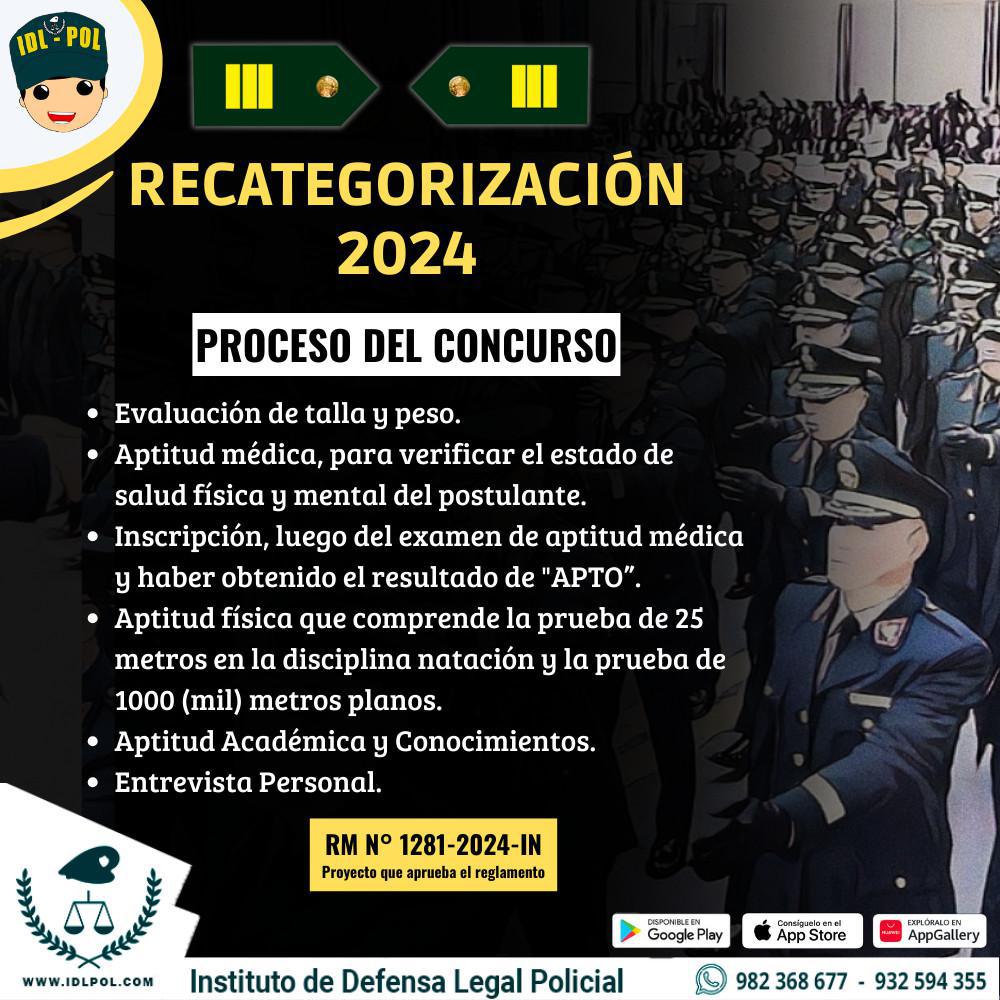 Recategorización a Capitanes de Servicios PNP : Suboficiales Abogados podrían dar exámenes físico, médico, conocimiento y entrevista