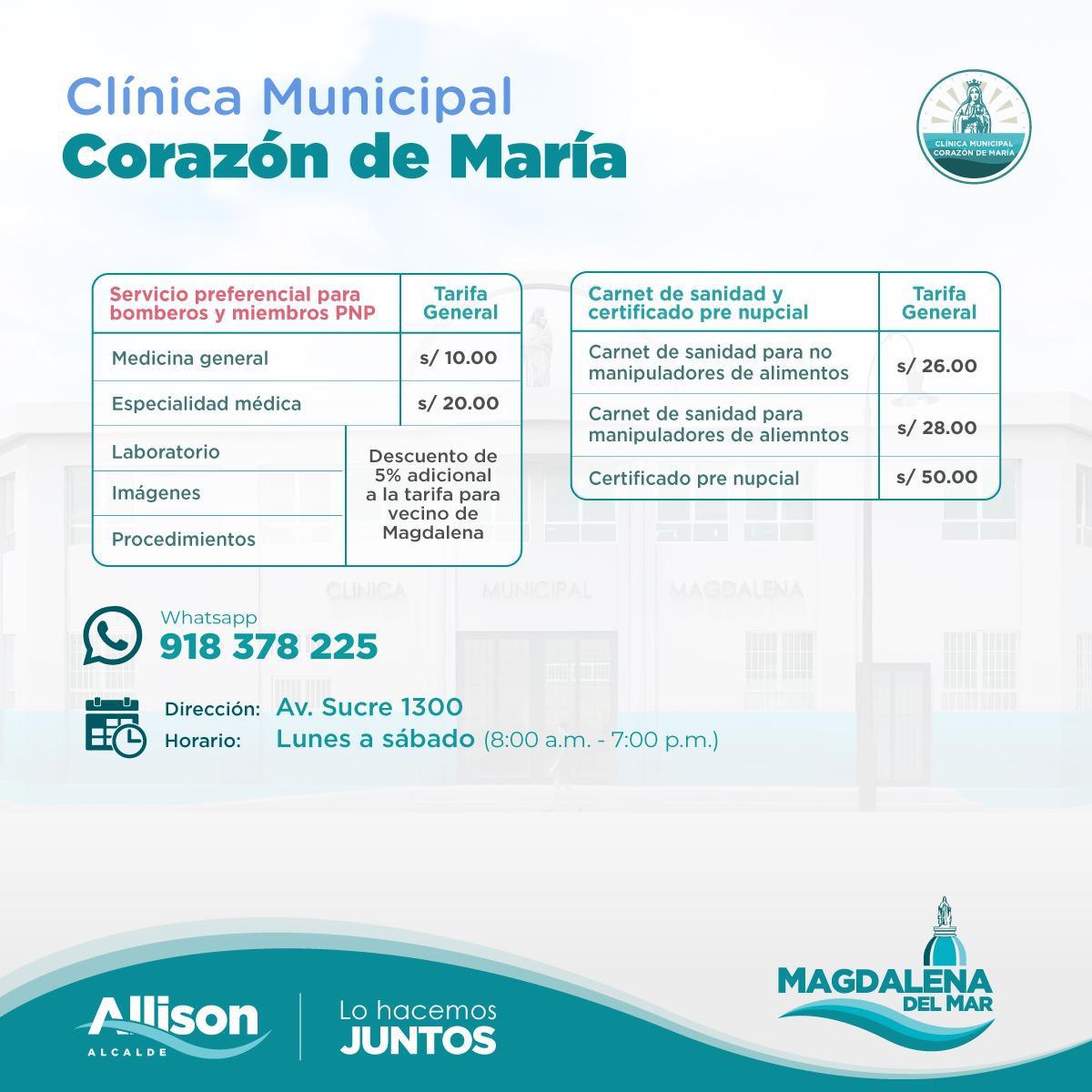 ¡Nueva Clínica Municipal Corazón de María! Atención preferencial para los miembros de la PNP