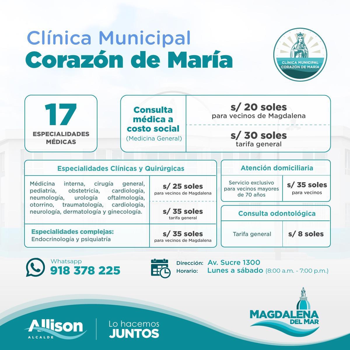 ¡Nueva Clínica Municipal Corazón de María! Atención preferencial para los miembros de la PNP