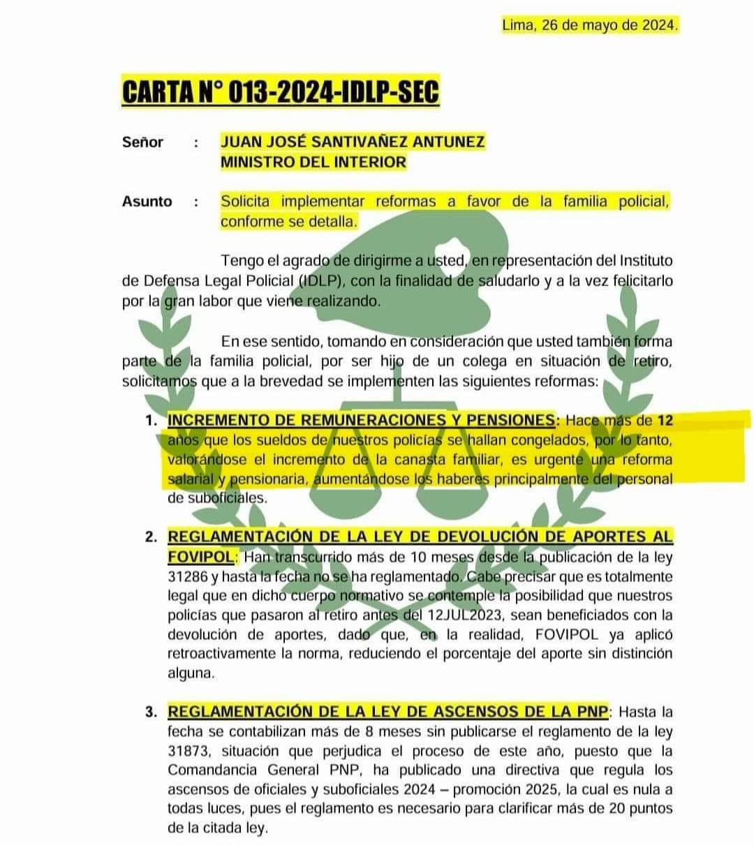 ¡Por Fin! Congreso aprueba el aumento salarial para Policías y Militares en el presupuesto 2025