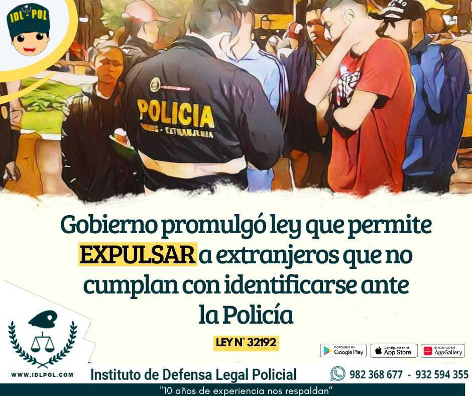 Publican nueva ley que permite expulsar a extranjeros que no se identifiquen ante la Policía