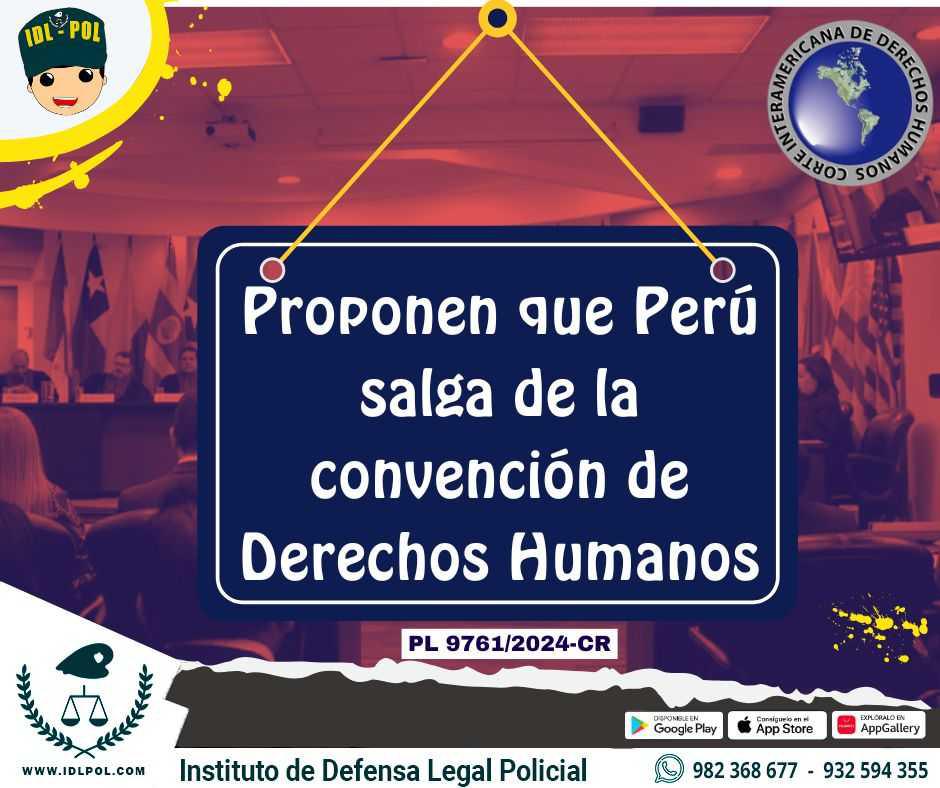 Proponen que Perú salga de la convención de derechos humanos