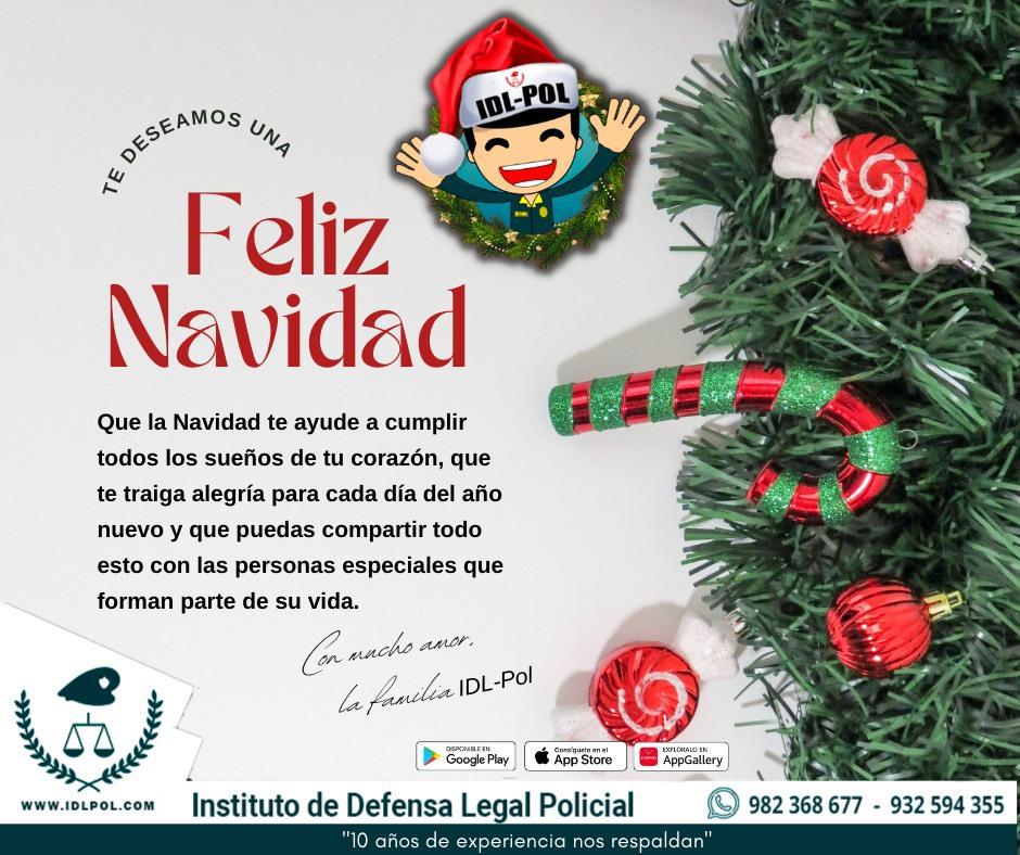 FELIZ NAVIDAD FAMILIA POLICIAL