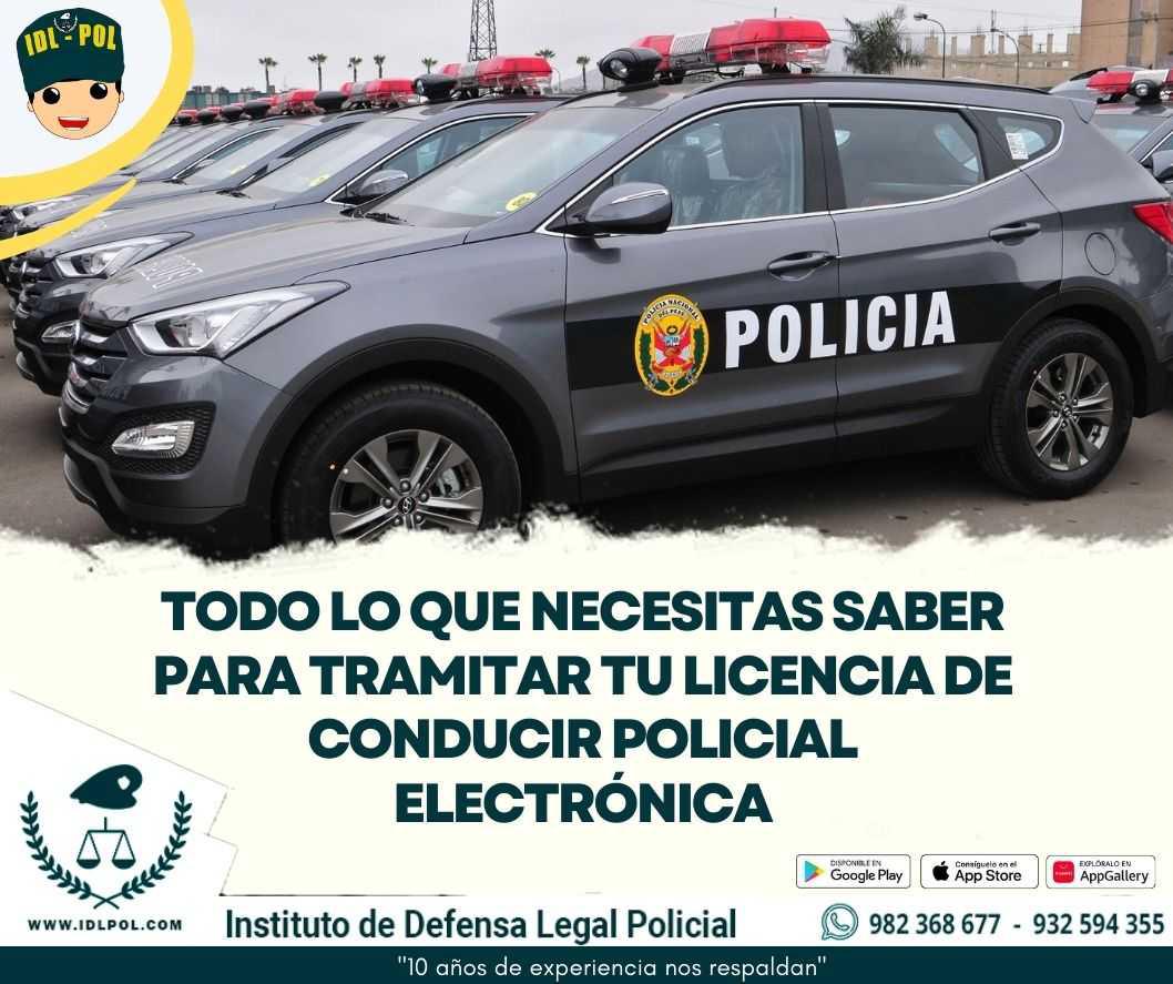 Todo lo que necesitas saber para tramitar tu licencia de conducir policial electrónica