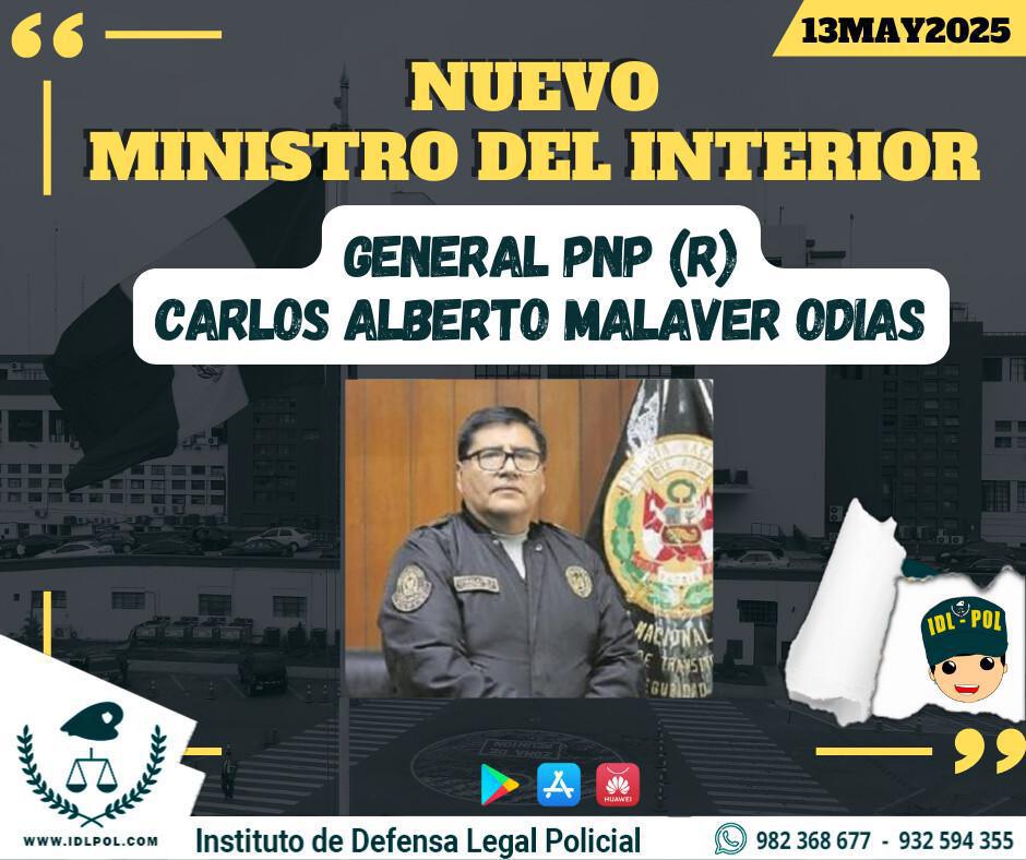 Designan nuevo ministro del Interior