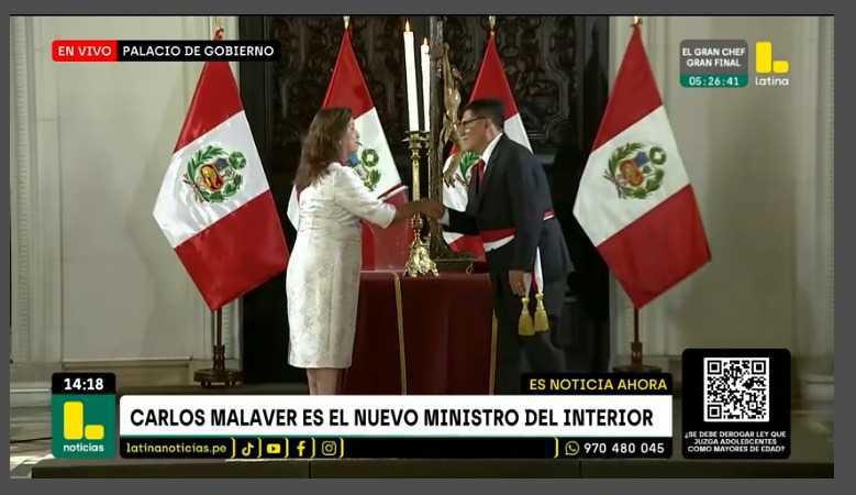 Designan nuevo ministro del Interior
