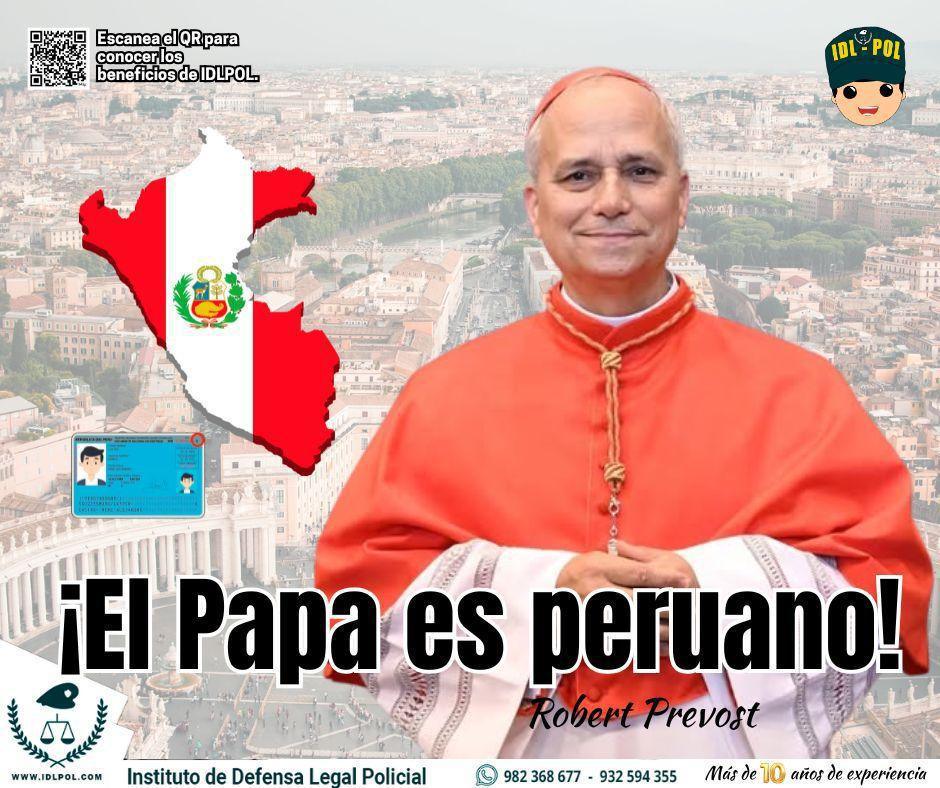🇵🇪 ¡El nuevo Papa de la iglesia católica tiene DNI Peruano!