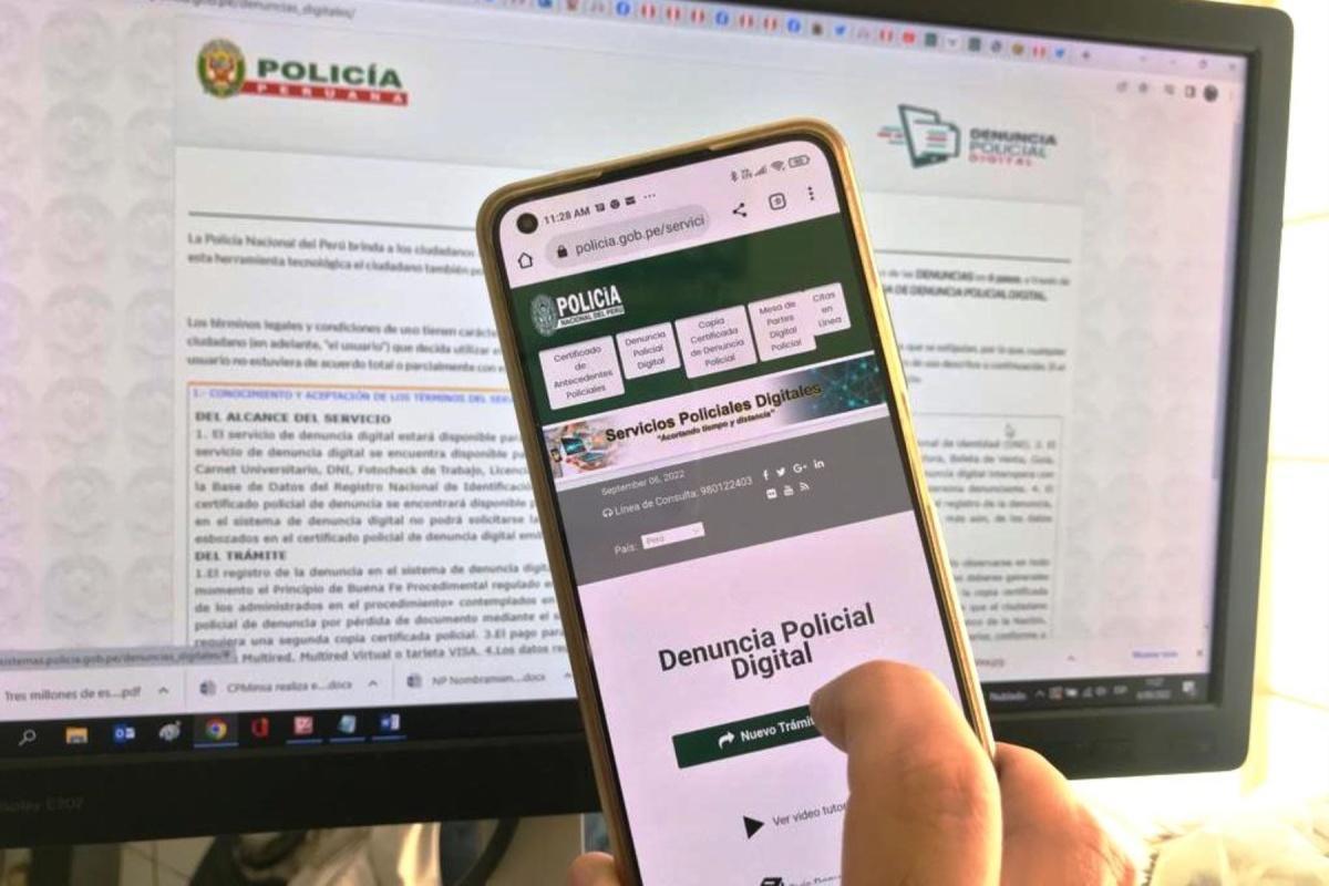 Nueva ley permite denunciar sin ir a comisaría