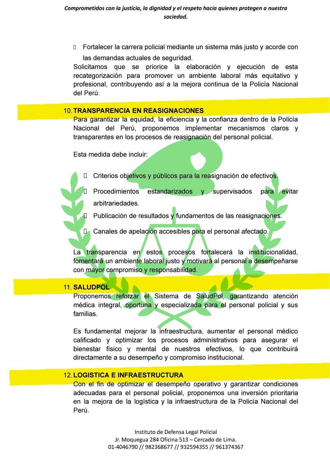 🚨Presentamos propuestas para mejorar sueldos, ascensos y salud policial