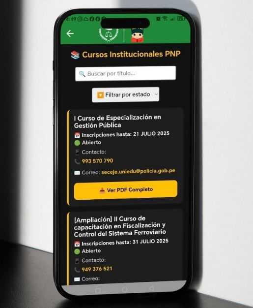 🔎Consulta los Cursos Institucionales Vigentes - JULIO 2025