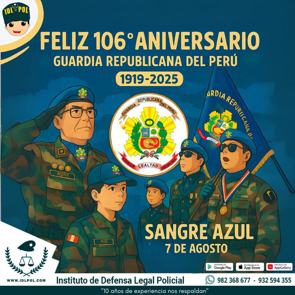 Feliz 106° Aniversario Guardia Republicana del Perú